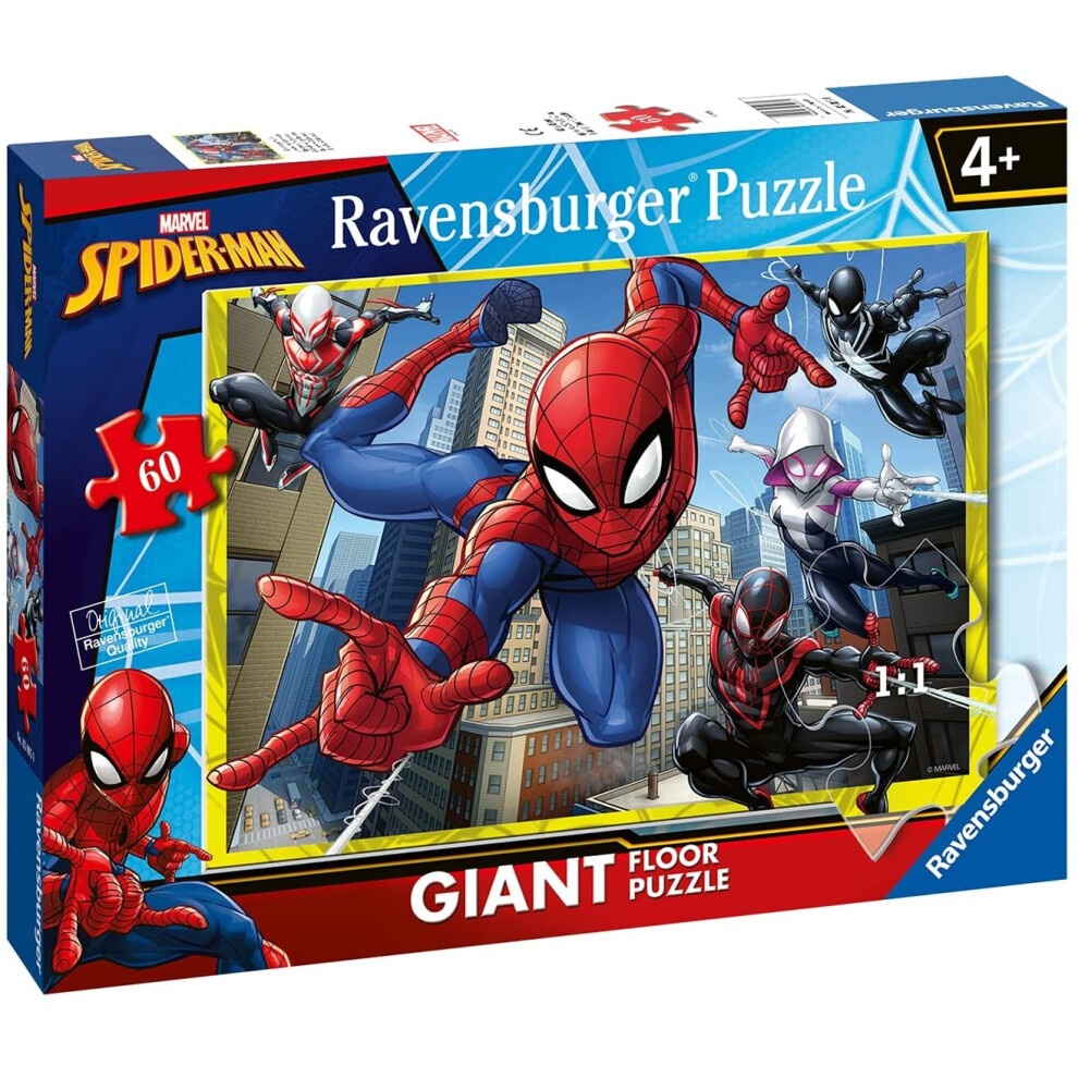 Jigsaw Puzzle - SPIDERMAN - 60 Piece Giant Floor Puzzle