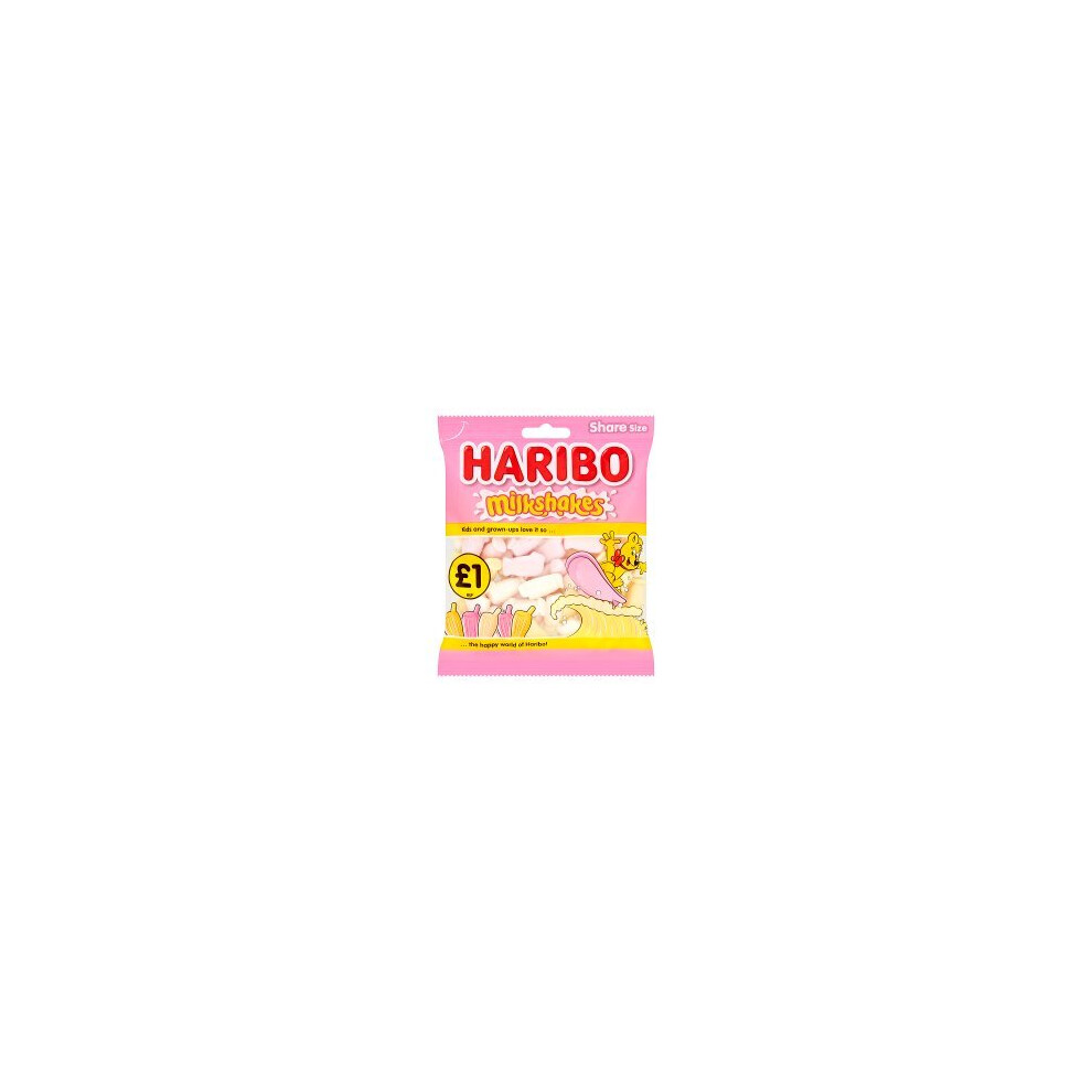 HARIBO Milkshakes Bag 160g (Pack of 12)