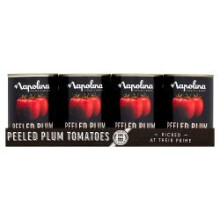 Napolina Peeled Plum Tomatoes 12 x 400g (Pack of 12)