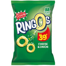 Ringos Cheese & Onion 18g (Pack of 24)