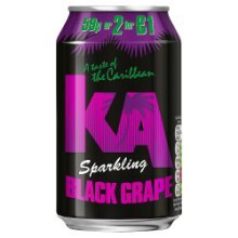 KA Sparkling Black Grape 330ml Can (Pack of 24)