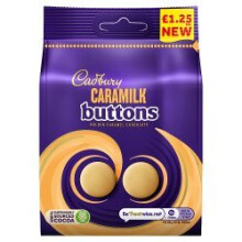 ??dbury Caramilk Buttons Chocolate Bag 90g (Pack of 10)