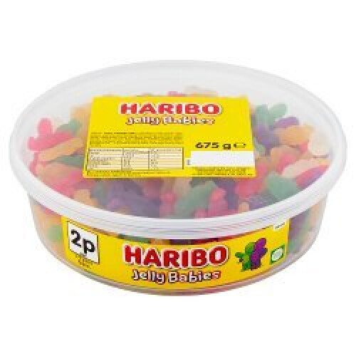 Haribo Haribo Jelly Babies Tub  675g