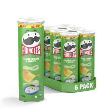 Pringles Sour Cream & Onion Case 6x165g (Pack of 6)