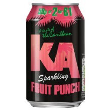KA Sparkling Fruit Punch 330ml Can (Pack of 24)