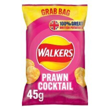 Walkers Prawn Cocktail Crisps 45g (Pack of 32)