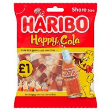 HARIBO Happy-Cola Bag 160g (Pack of 12)