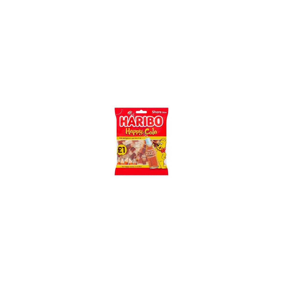 HARIBO Happy-Cola Bag 160g  (Pack of 12)