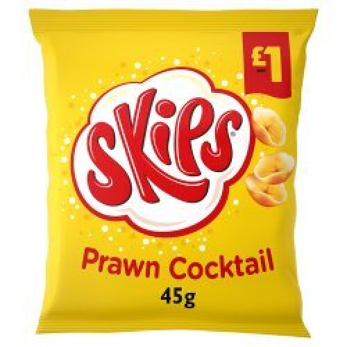 Skips Prawn Cocktail Crisps 45g (Pack of 16)