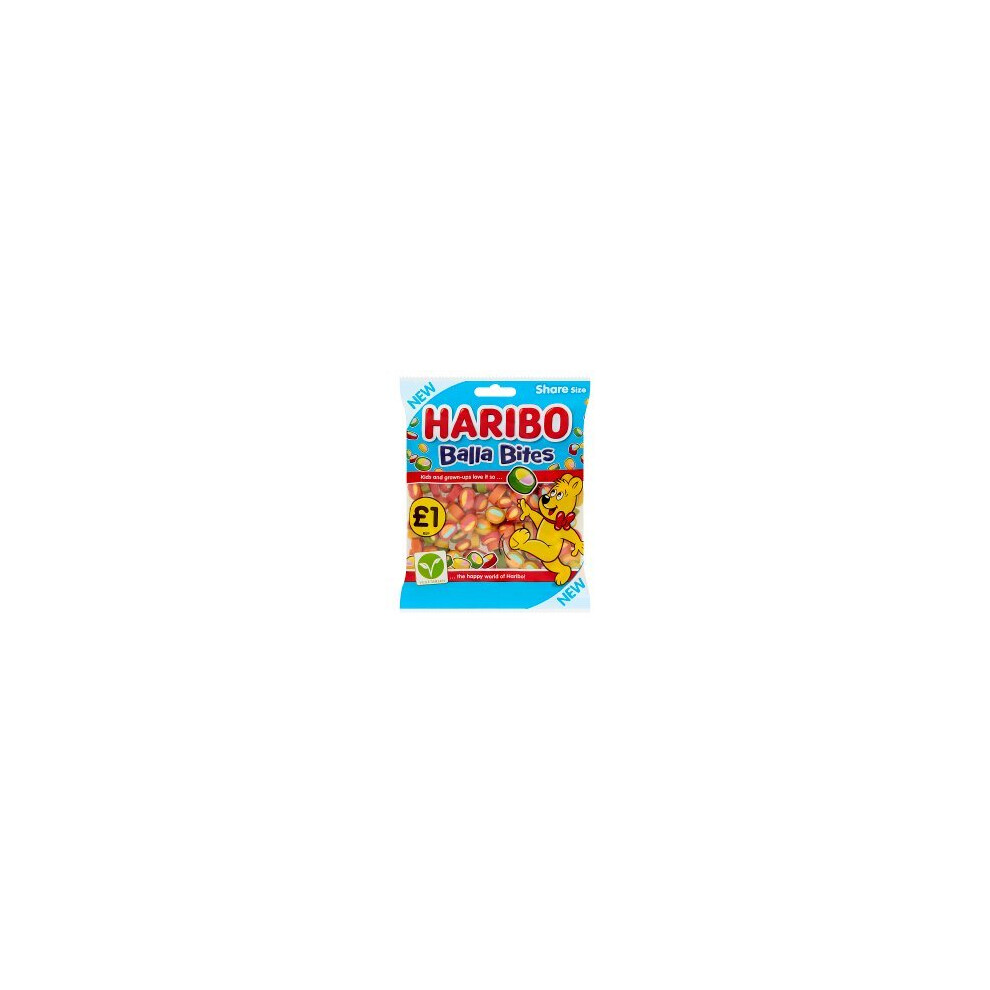 Haribo Balla Bites 160G (Pack Of 12)