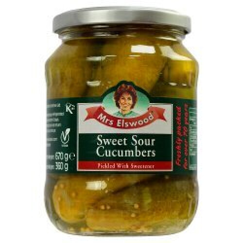 Mrs Elswood Pepinos Agridoce 670g