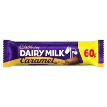 Cadbury Dairy Milk Caramel Chocolate Bar 45g (Pack of 48)