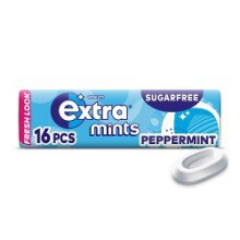 Extra Mints Peppermint Sugar Free 16 Mints 15g (Pack of 24)
