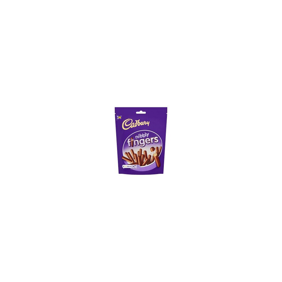 Cadbury Nibbly Chocolate Mini Fingers Biscuits 125g (Pack of 8)