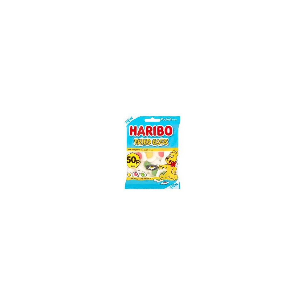 Haribo Fried Eggs Bag 60G (Pack Of 20)