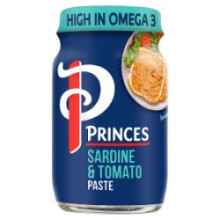 Princes Sardine & Tomato Paste 75g (Pack of 12)