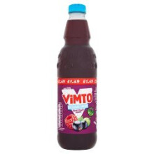 Vimto No Added Sugar Real Fruit Squash 725ml (Pack of 12)