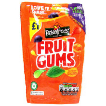 Rowntrees Fruit Gums 120g (Pack of 10)