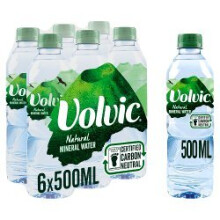 Volvic Natural Mineral Water 6 x 500ml (Pack of 4)