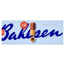 Bahlsen Waffeletten Milk Chocolate Wafer 100g (Pack of 12)