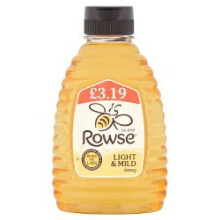 Rowse Light & Mild Honey 340g (Pack of 6)