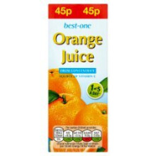 Best-One Orange Juice from Concentrate 200ml (Pack of 27)