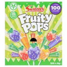 Swizzels Lollies Fruity Pops 8g (Pack of 100)