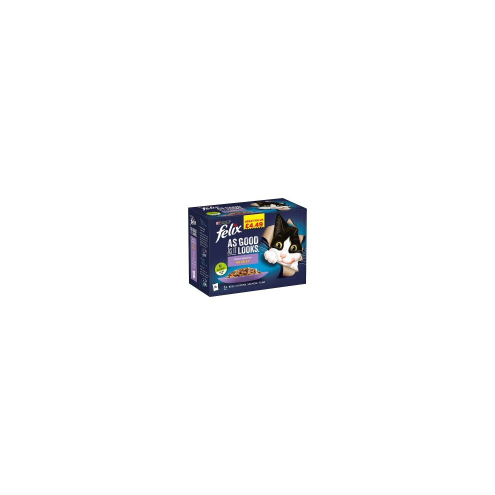 Felix As Good As It Looks Mixed Selection In Jelly 12 X 100G (1.2Kg) (Pack Of 1)