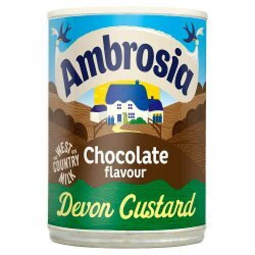 Ambrosia Chocolate Flavour Devon Custard 400g (Pack of 12)