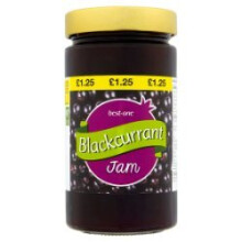 Best-One Blackcurrant Jam 454g (Pack of 6)