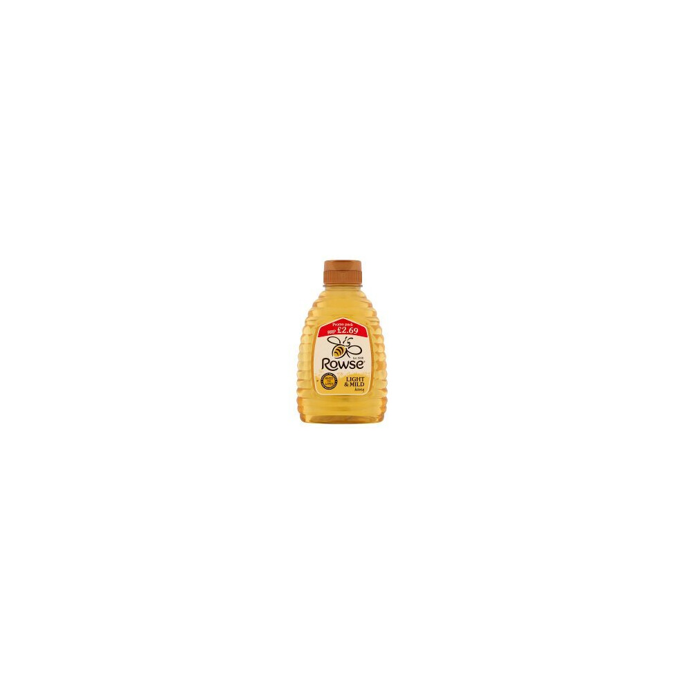 Rowse Light & Mild Honey 340g (Pack of 6)