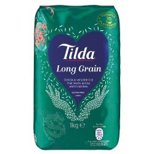 Tilda Long Grain Rice 1kg (Pack of 1)