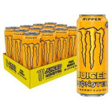 Monster Ripper Juiced Energy Drink 12 x 500ml (Pack of 12)