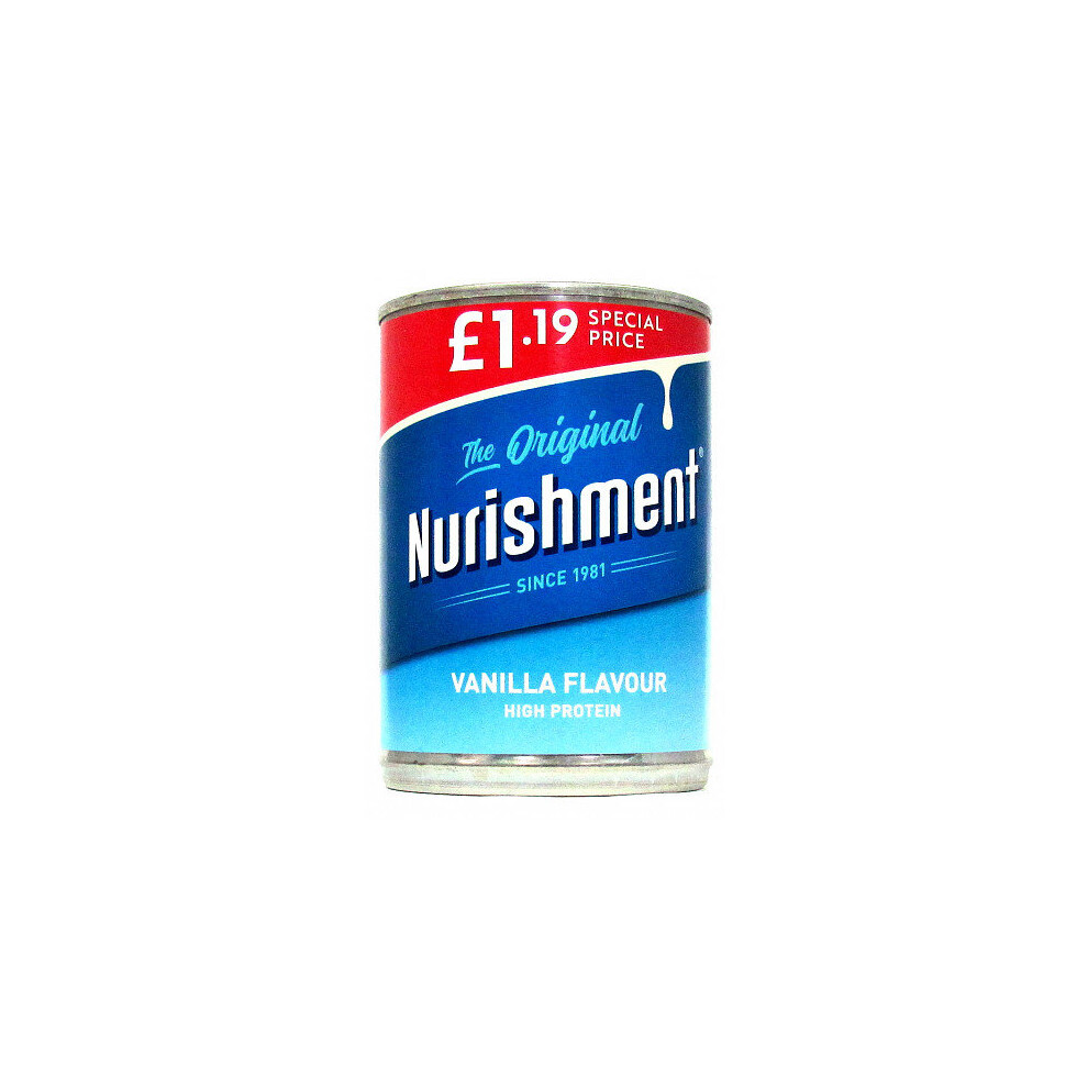 Nurishment The Original Vanilla Flavour 400g (Pack of 12) 