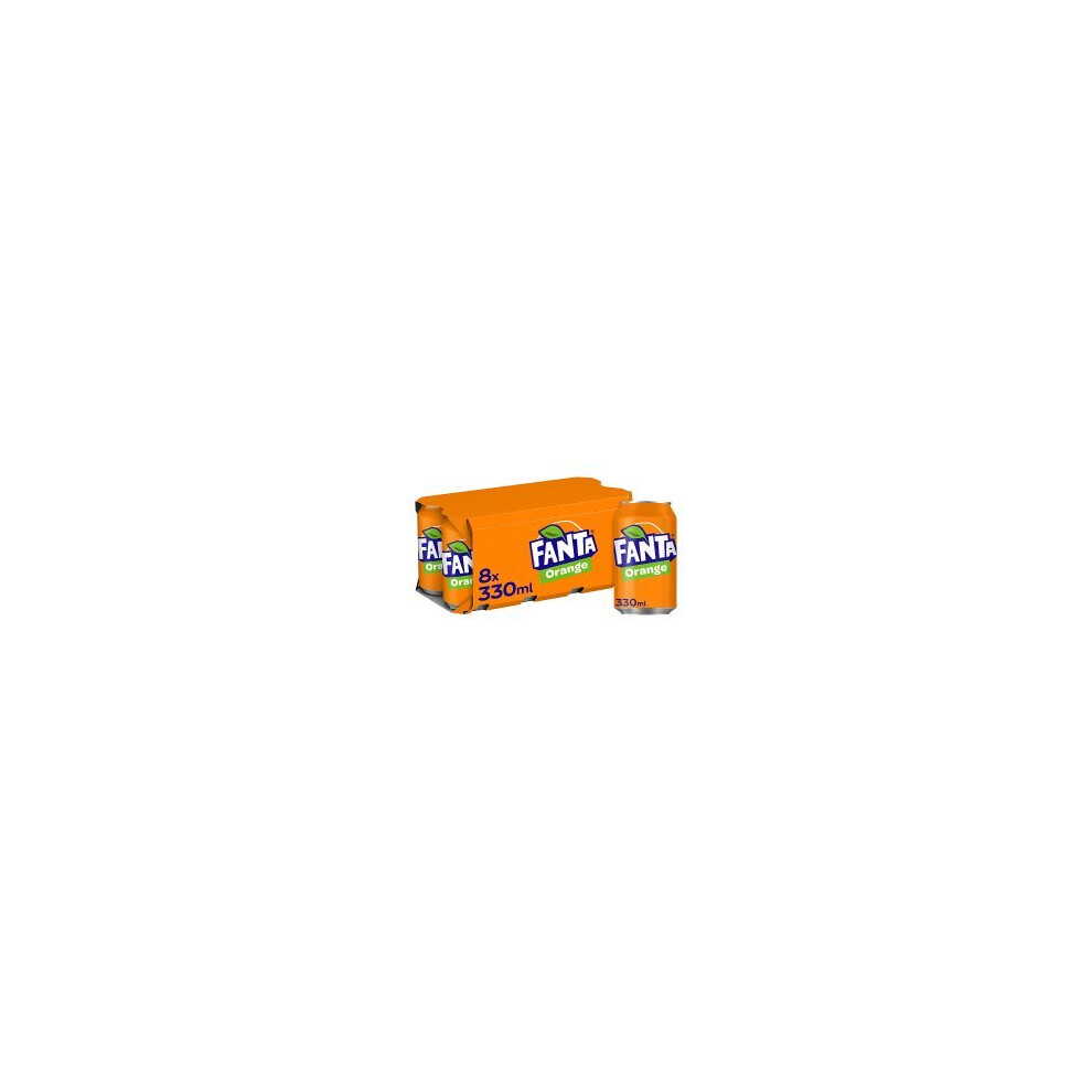 Fanta Orange 8 x 330ml (Pack of 3)