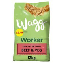 Wagg Worker Rich in Beef with Veg & Tasty Gravy 12kg
