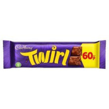 Cadbury Twirl Chocolate Bar 43g (Pack of 48)