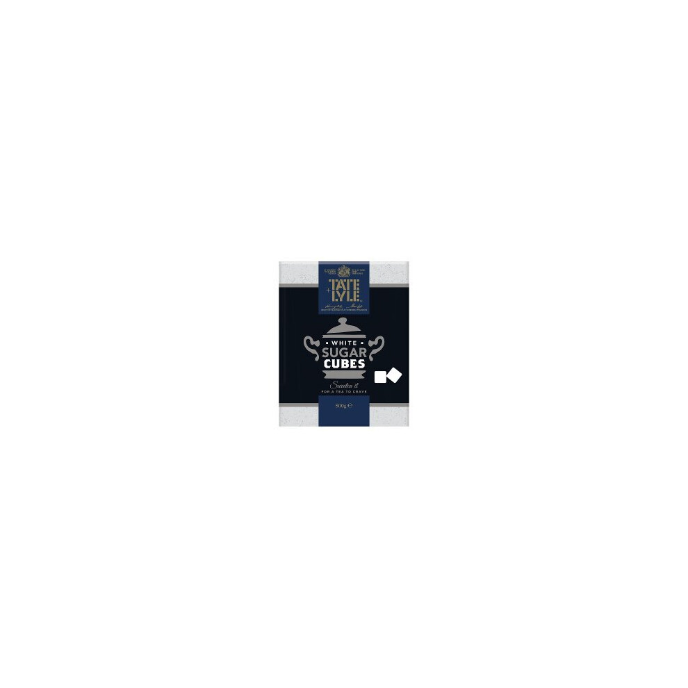 Tate & Lyle Fairtrade Cane Sugar Cubes 500G (Pack Of 10) White
