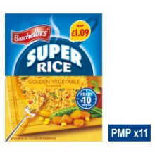 Batchelors Super Rice Golden Vegetable Flavour 90g (Pack of 11)