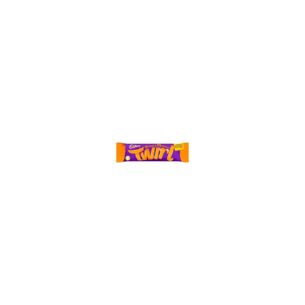 Cadbury Twirl Orange Chocolate Bar 43g (Pack of 48)