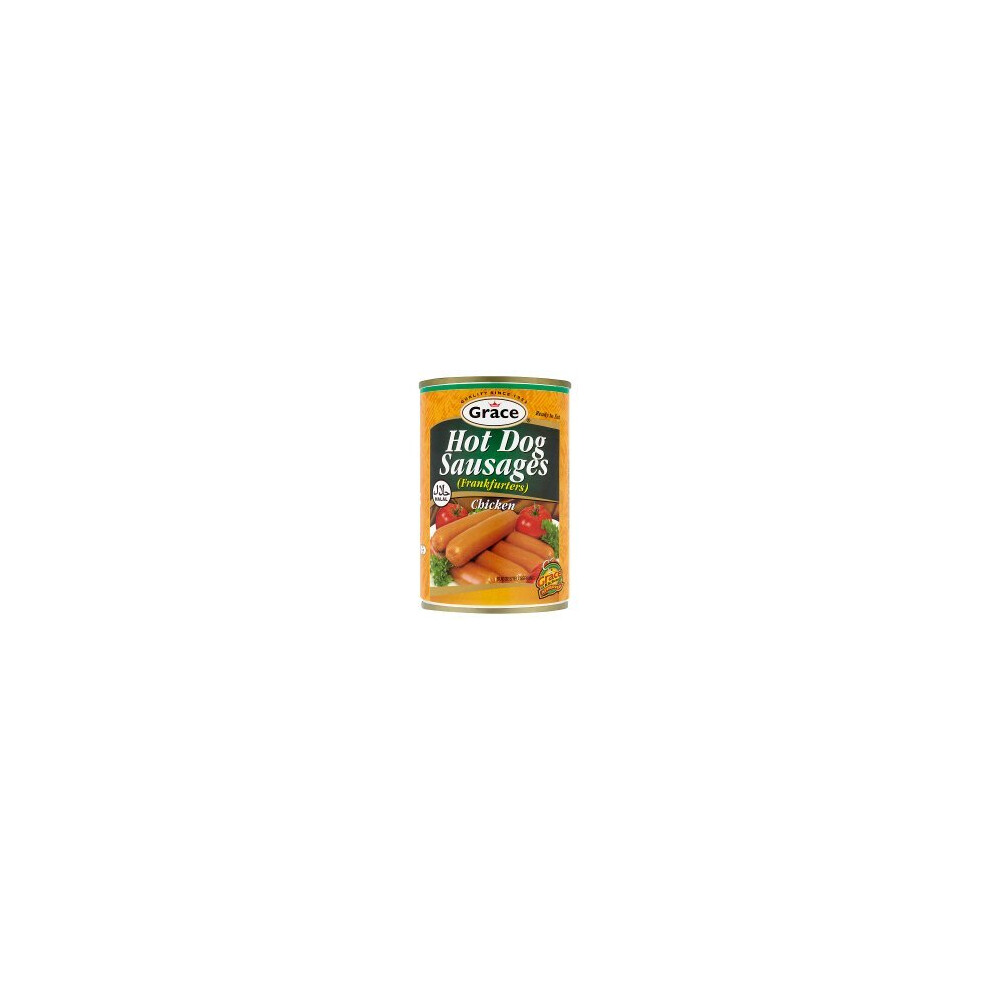 Grace Chicken Hot Dog Sausages 400g (Pack Of 12)