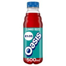 Oasis Summer Fruits 12 x 500ml (Pack of 12)