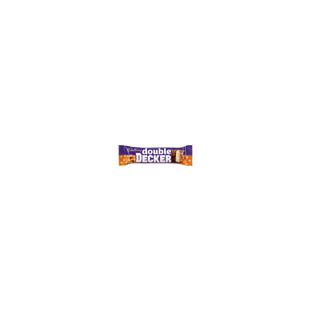 Cadbury Double Decker 54.5G (Pack Of 48) - Milk Chocolate With Chewy Nougat And Crispy Cereal, 100% Sustainably Sourced Cocoa, Vegetarian