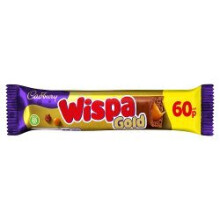Cadbury Wispa Gold Chocolate Bar 48g (Pack of 48)