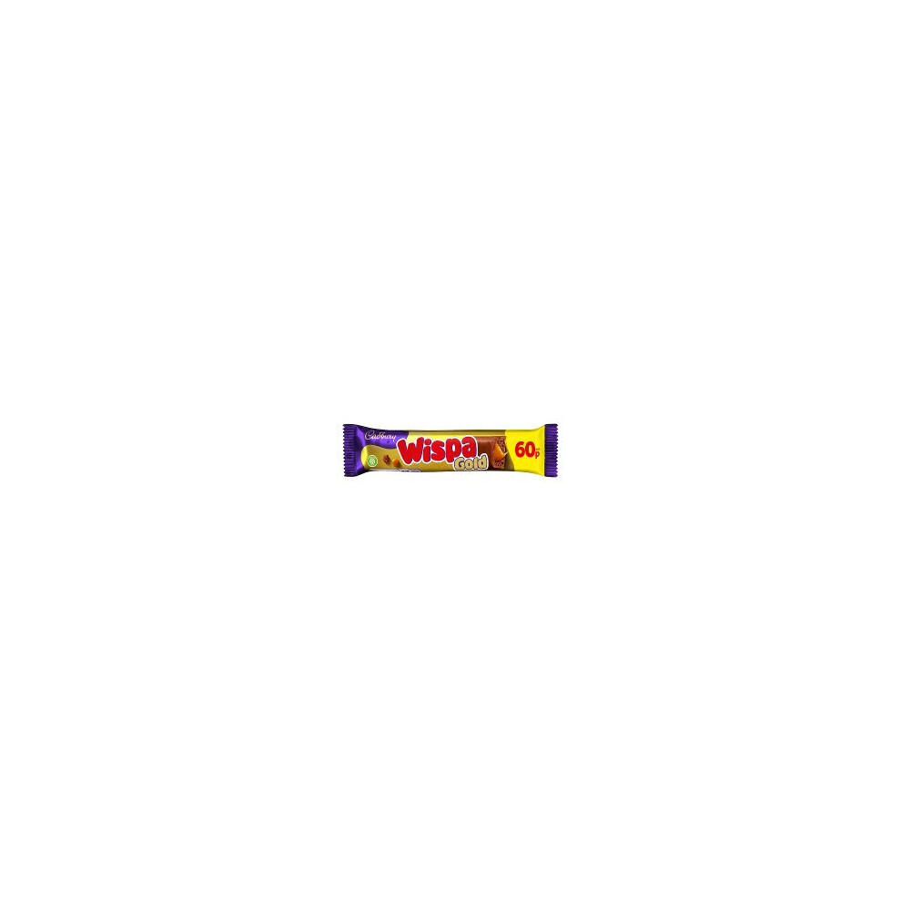 Cadbury Wispa Gold Chocolate Bar  48g (Pack of 48)