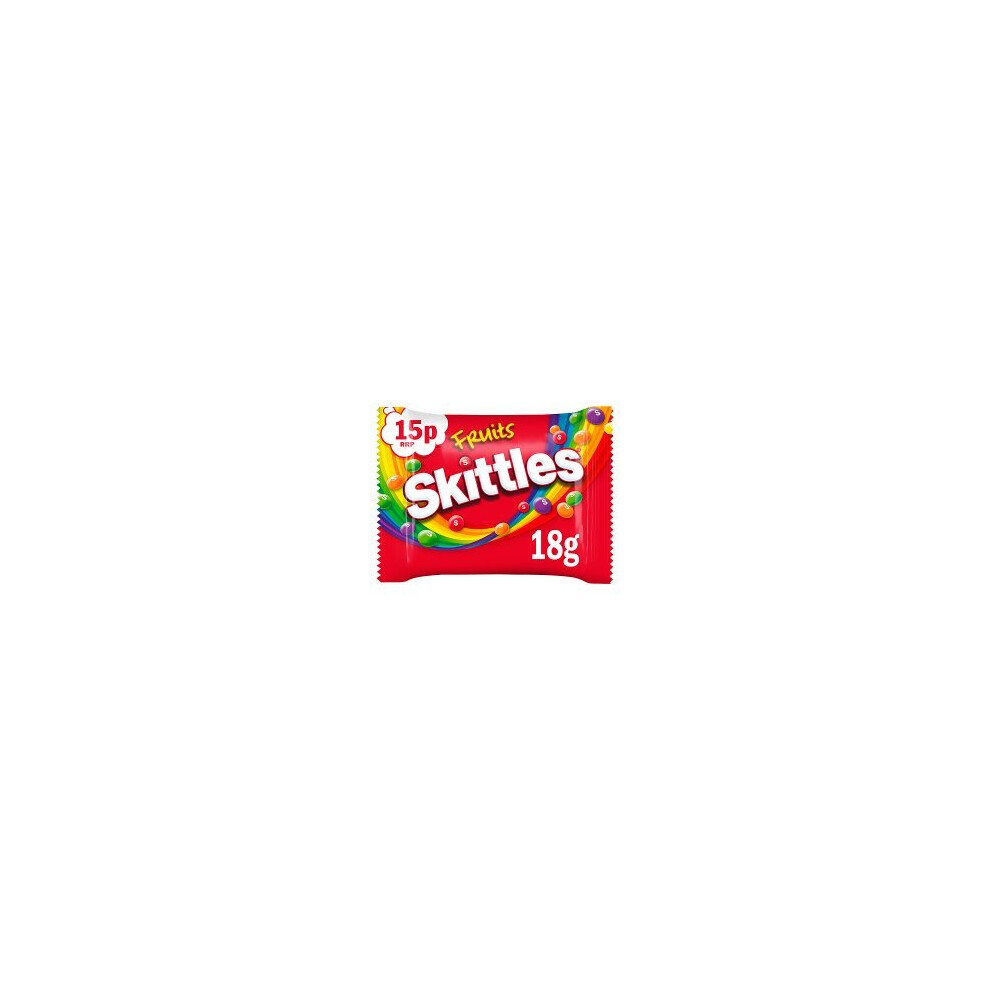 Skittles Fruits Sweets Bag 18g (Pack of 28)