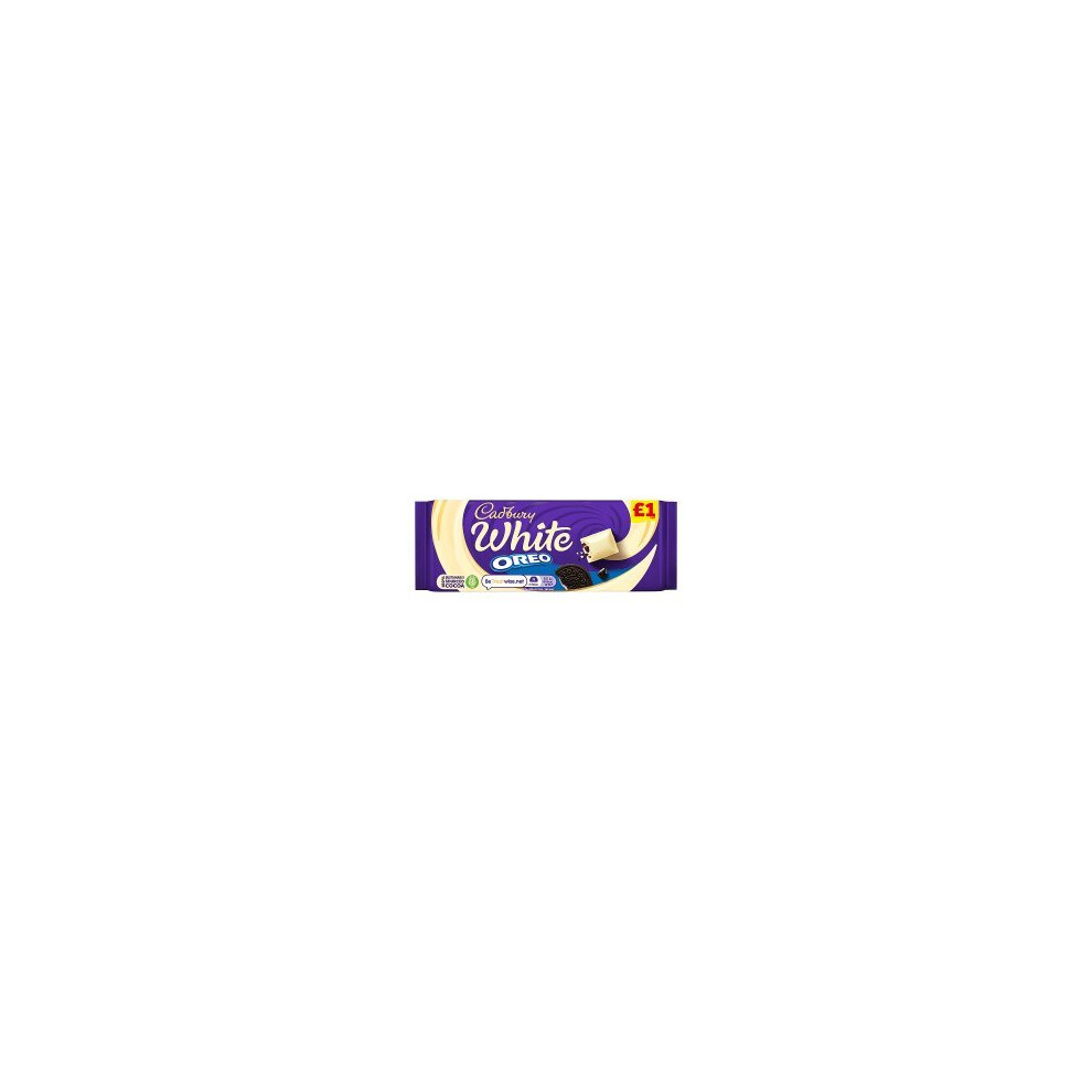 Cadbury White Oreo Chocolate Bar  120g (Pack of 17)