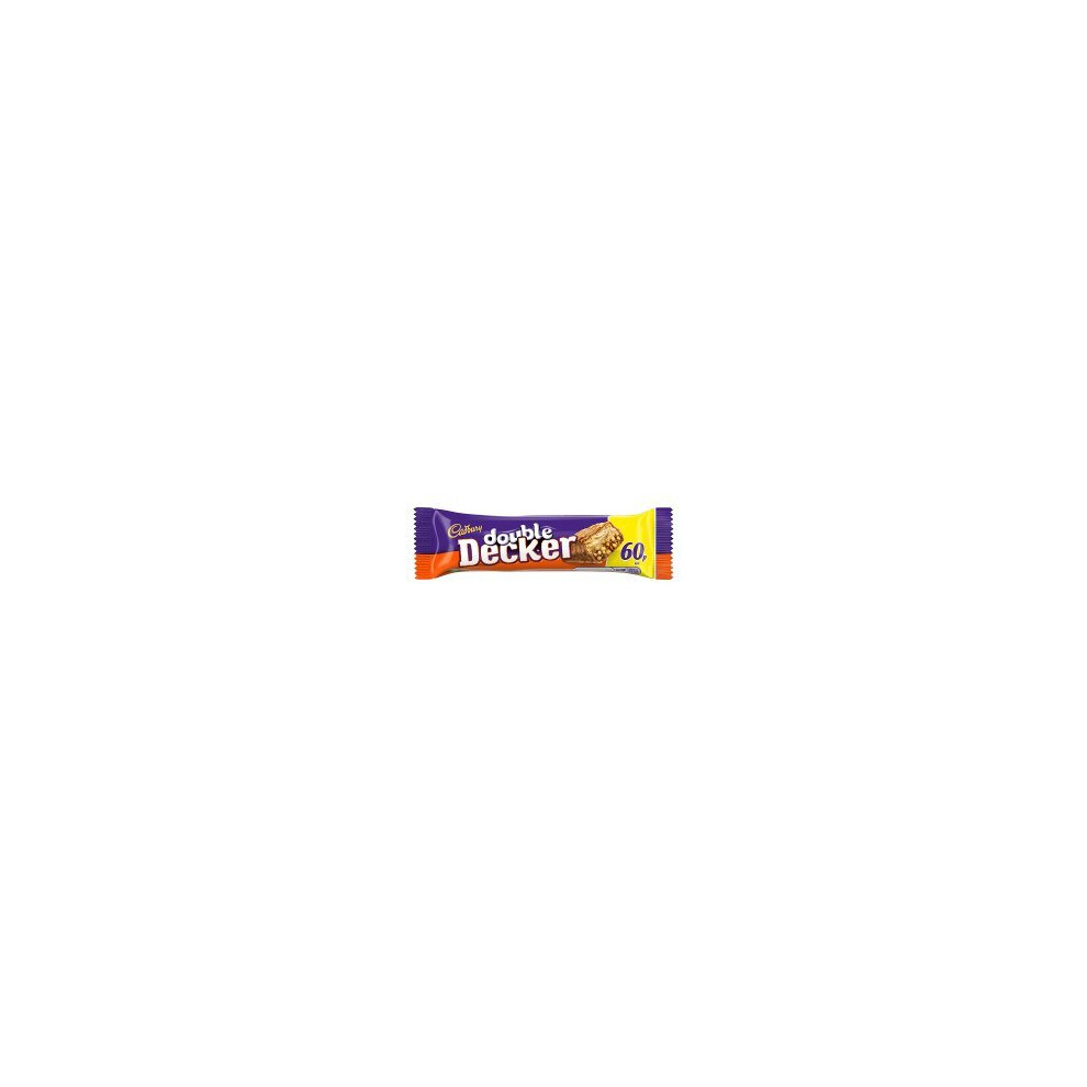 Cadbury Double Decker Chocolate Bar  54.5g (Pack of 48)