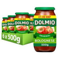 Dolmio Bolognese Pasta Sauce 500g (Pack of 6)
