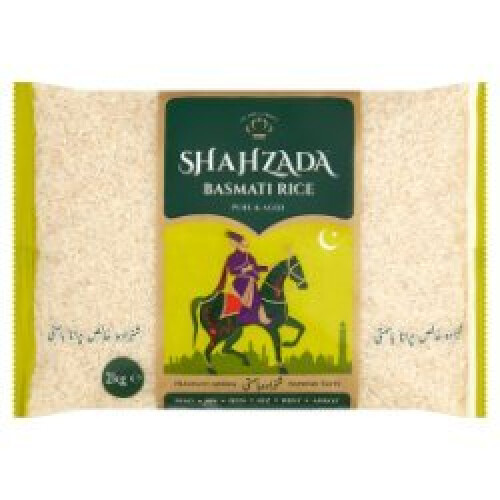 Shahzada Basmati Rice 2kg (Pack of 5)